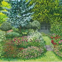Susan Entwistle Karnet z kopert Mums Garden