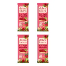 Dobra Kaloria Baton z nerkowc�w ala tarta malinowa Zestaw 4 x 35 g