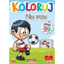 Pi�ka no�na. Koloruj