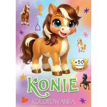 Konie. Kolorowanka