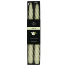 wieca stoowa zakrcona White Tea 2 szt.