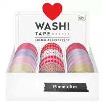 Interdruk INT Ta�ma dekoracyjna Hearts 15mm x 5m