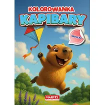 Kapibary. Kolorowanka z naklejkami
