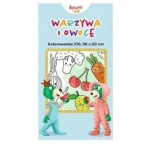 Kolorowanka XXL. Warzywa i owoce TREFL