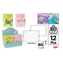 Mp Main Paper Pami�tnik pluszowy z k��dk� MIX