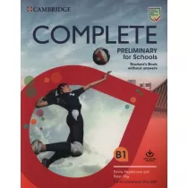 Complete Preliminary for Schools B1. Student's Book without answers with Online Practice