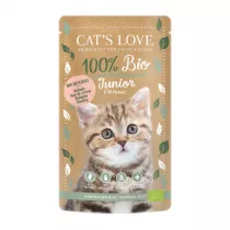 Cats Love Junior Poultry - ekologiczny drb w naturalnej galaretce 100 g Bio