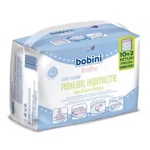 Bobini Baby podkady higieniczne dla niemowlt i dzieci 12 szt.
