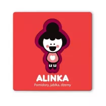Alinka. Pomidory, jabka, demy