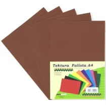 Penword Tektura A4 falista br�zowa 5 szt.
