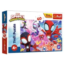 Puzzle 60 el. Bohaterska przygoda Trefl