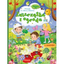 Zwierz�tka z ogrodu. Zielono mi. Ksi��eczka z naklejkami