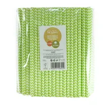 Arpex S�omki papierowe shake limonkowe 8mm 144 szt.