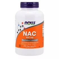 Now Foods NAC - N-Acetylo-L-Cysteina 600 mg Suplement diety 250 kaps.