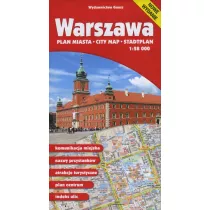 Warszawa. Plan miasta w skali 1:28 000