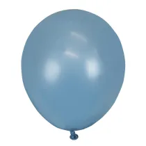Balony pastelowe jednokolorowe niebieski