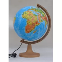 Globus fizyczny pod�wietlany 32 cm