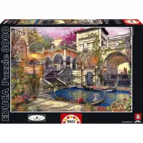 Puzzle 3000 el. Romans w Wenecji Educa