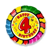 Balon foliowy Happy Birthday 45cm