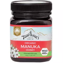 Tranzalpine Mid manuka MGO 400+ 250 g Bio
