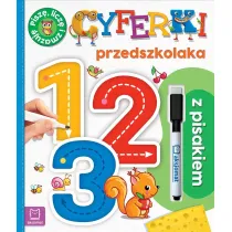 1, 2, 3. Cyferki przedszkolaka z pisakiem. Pisz�, licz� i zmazuj�
