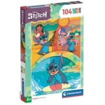 Puzzle 104 el. SuperColor. Stitch Clementoni
