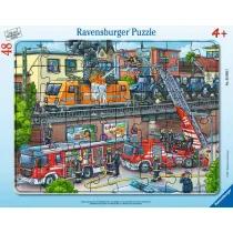 Puzzle 48 Firetruck Rescue Frame Ravensburger