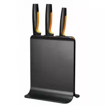 Fiskars Zestaw 3 noy w bloku czarnym functional form