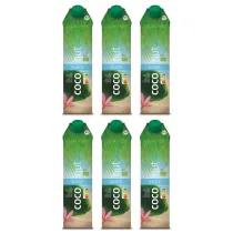 Aqua Verde Woda kokosowa Pure zestaw 6 x 1 l Bio