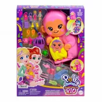 Polly Pocket. Kompaktowa torebka Urocze mapki Mattel