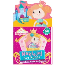 Ksi�niczka Pi�kna ratuje smoka. Ja lubi� ksi�niczki. Naklejaj bez ko�ca