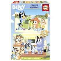 Puzzle drewniane 2x50 el. Blue Educa