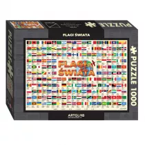 Puzzle 1000 el. Flagi wiata ArtGlob