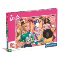 Puzzle 104 elementy Barbie CLEMENTONI 25007