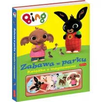 Bing. Zabawa w parku. Ksika z magnesami