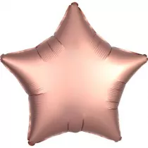 Amscan Balon foliowy Lustre Rose Copper gwiazda 48cm