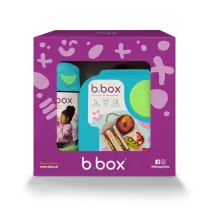 b.box Zestaw Sportowa butelka tritanowa + Mini Lunchbox, Ocean Breeze 450 ml + 1 l