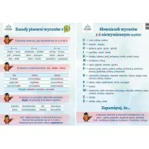 Plansza ortograficzna "Zasady pisowni wyraz�w z �"