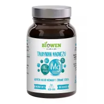 Biowen Taurynian magnezu + witamina b6 suplement diety 100 kaps.