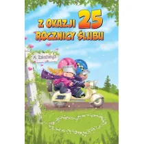 Trend Karnet okoliczno�ciowy Rocznica �lubu 25