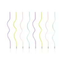 PartyDeco �wieczki urodzinowe zakr�cone 14cm