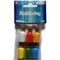 Aliga Piasek barwiony 6 kolor�w x 4g