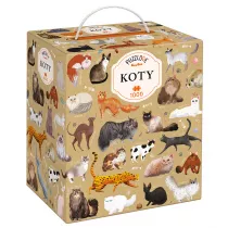 Puzzle Puzzlove 1000 el. CzuCzu Koty Bright Junior Media