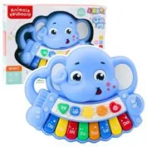 Leantoys Pianinko interaktywne sonik niebieskie