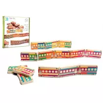 BS toys drewniany pocig domino Pro Kids
