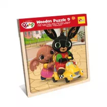 Bing Drewniane puzzle 9 elementw Lisciani