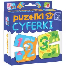 Puzzle Puzzelki Cyferki 3+ Kangur