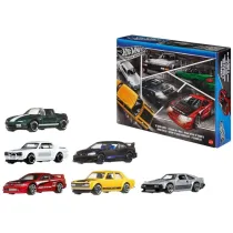 Hot Wheels Silver Japan 6PK Mattel