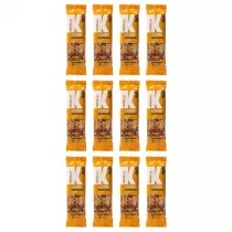 Karma Bars Umiechnij si Baton migdaowy z past z orzechw ziemnych i belgijsk czekolad zgrzewka 12 x 54 g