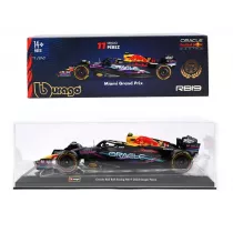 Bburago formula f1 oracle red bull rb19 miami livery sergio perez 1:24